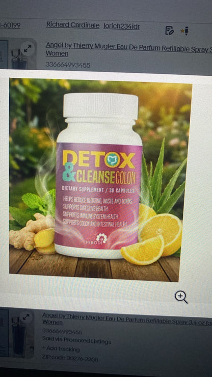 Detox & Cleanse Colon by Hibody (Excellent Product-Fast Results-Brand New) Fit And Glow