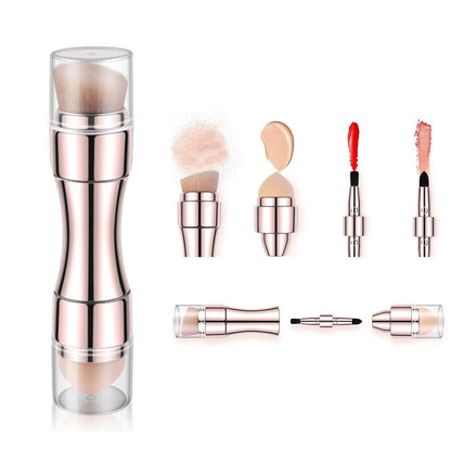 Portable 4 in 1 Makeup Brush