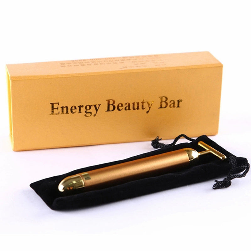 24K Gold Vibrating Face Roller