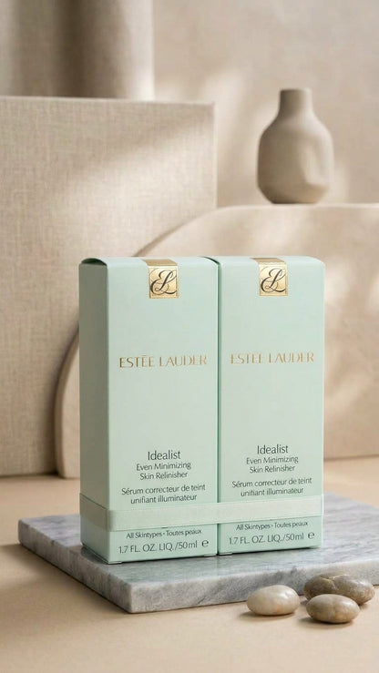 2 pack Estee Lauder Idealist Pore Minimizing Skin Refinisher 50 ml/1.7 oz Fit And Glow