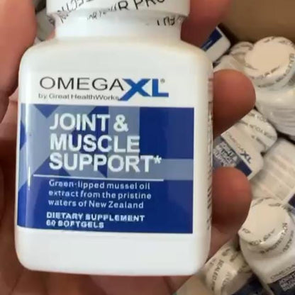 Omega XL 60 Soft Gels Great Health Works Joint Pain Relief Exp 2/2028