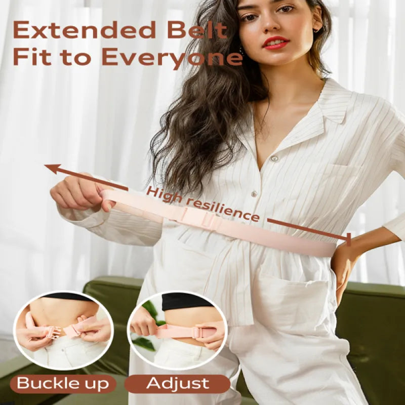 Portable Electric Heating Pad - Cordless Menstrual Relief Belt with 3 Heat Settings
