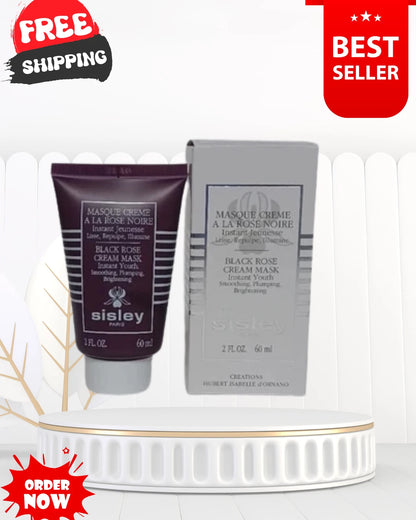 New Black Rose Cream Mask by Sisley Paris Instant Youth 2 oz 60ML Sealed