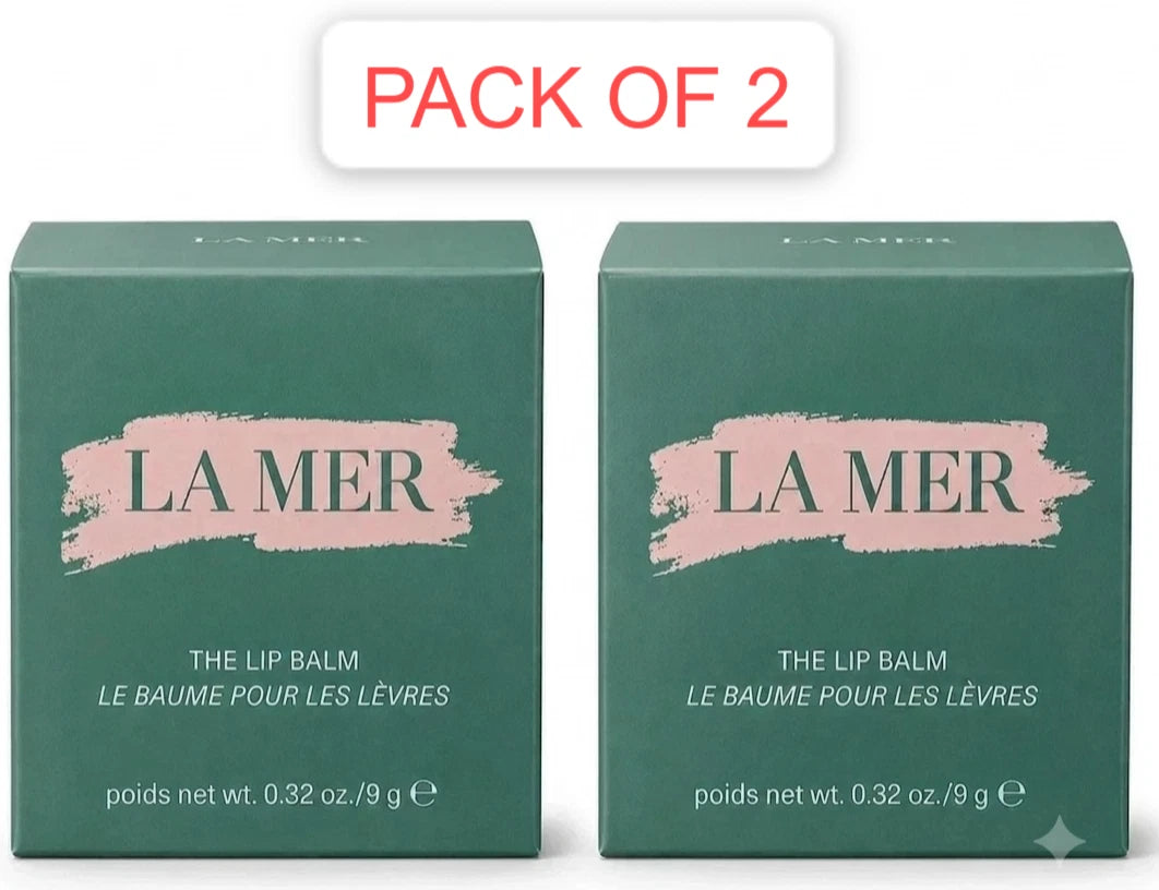 PACK OF 2 La Mer The Lip Balm 0.32 oz 9g NeW &FRESH STOCK & Sealed Box