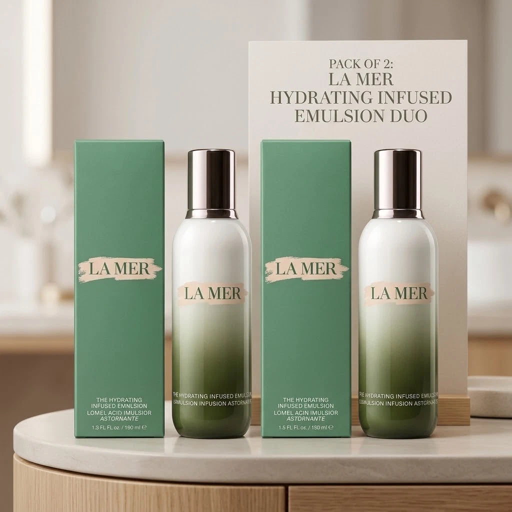 (2X) LA MER The Hydrating Infused Emulsion - 4.2fl. oz / 125ml - New Fit And Glow