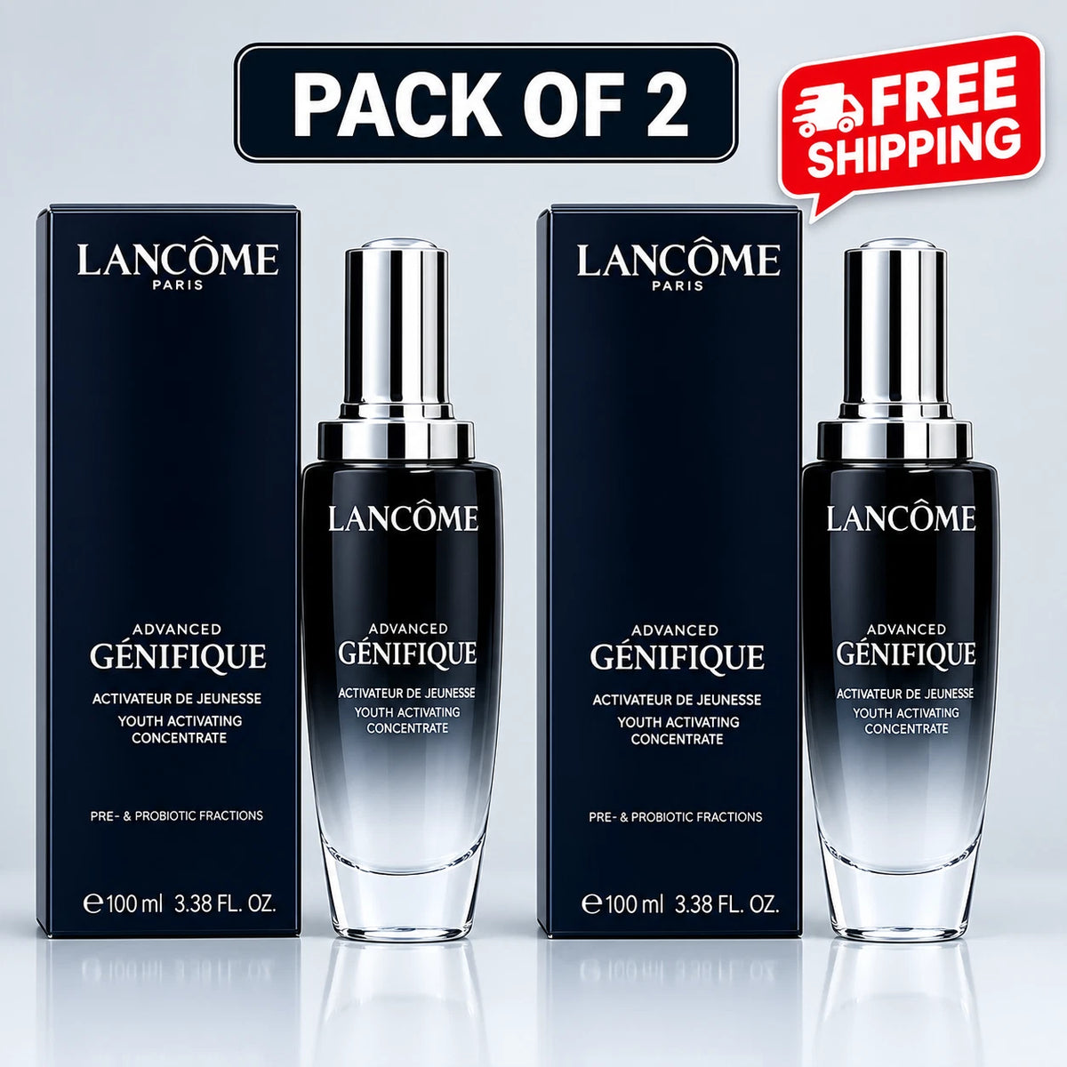 Lancome Advanced Genifique Repairing Night Cream - 1.7 oz / 50mL NEW Sealed Fit And Glow