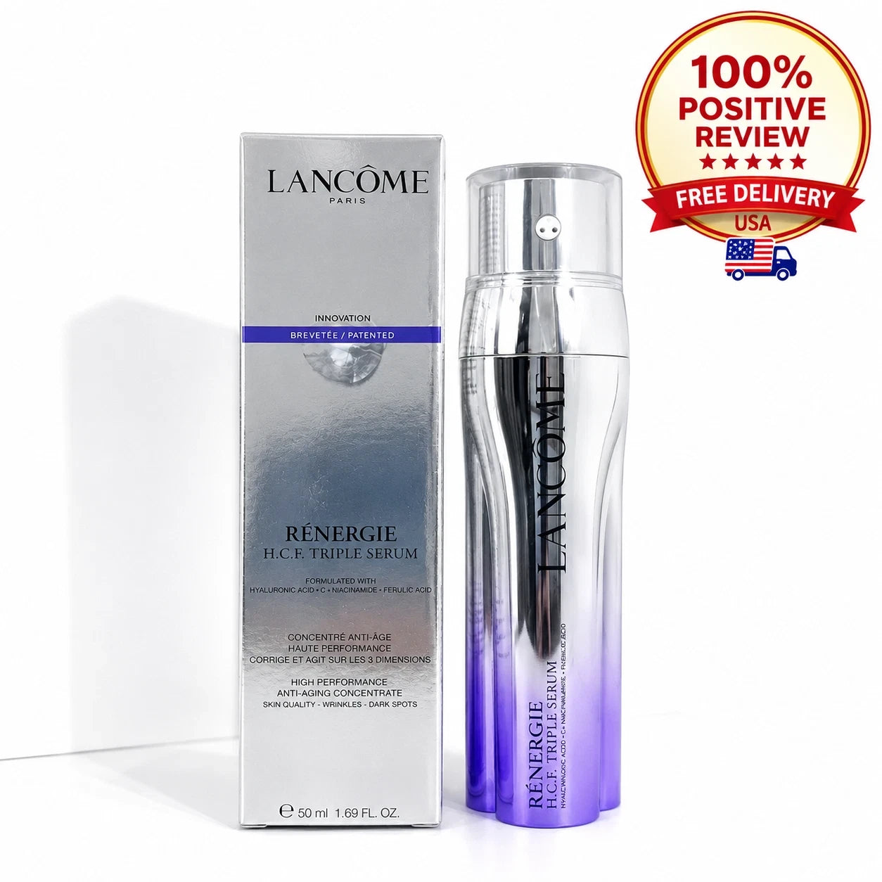 Lancome Renergie H.C.F Triple Serum ANTI-AGING 1.7oz /50mL