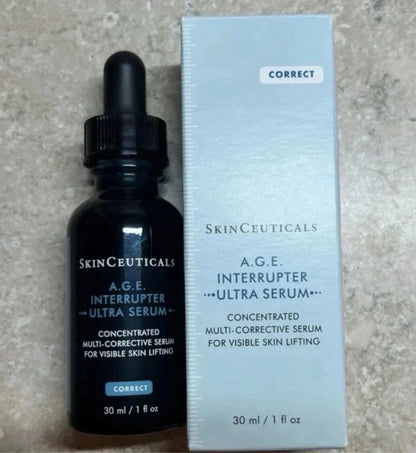 SkinCeuticals AGE A.G.E. Interrupter Ultra Serum Full Size 1 OZ NEW Sealed
