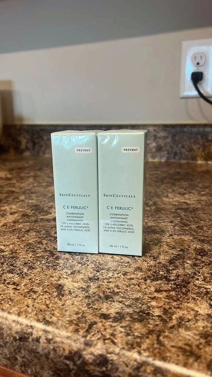 2 Pack SkinCeuticals C E Ferulic Serum 15% L-Ascorbic Acid 30 ml / 1 fl oz New