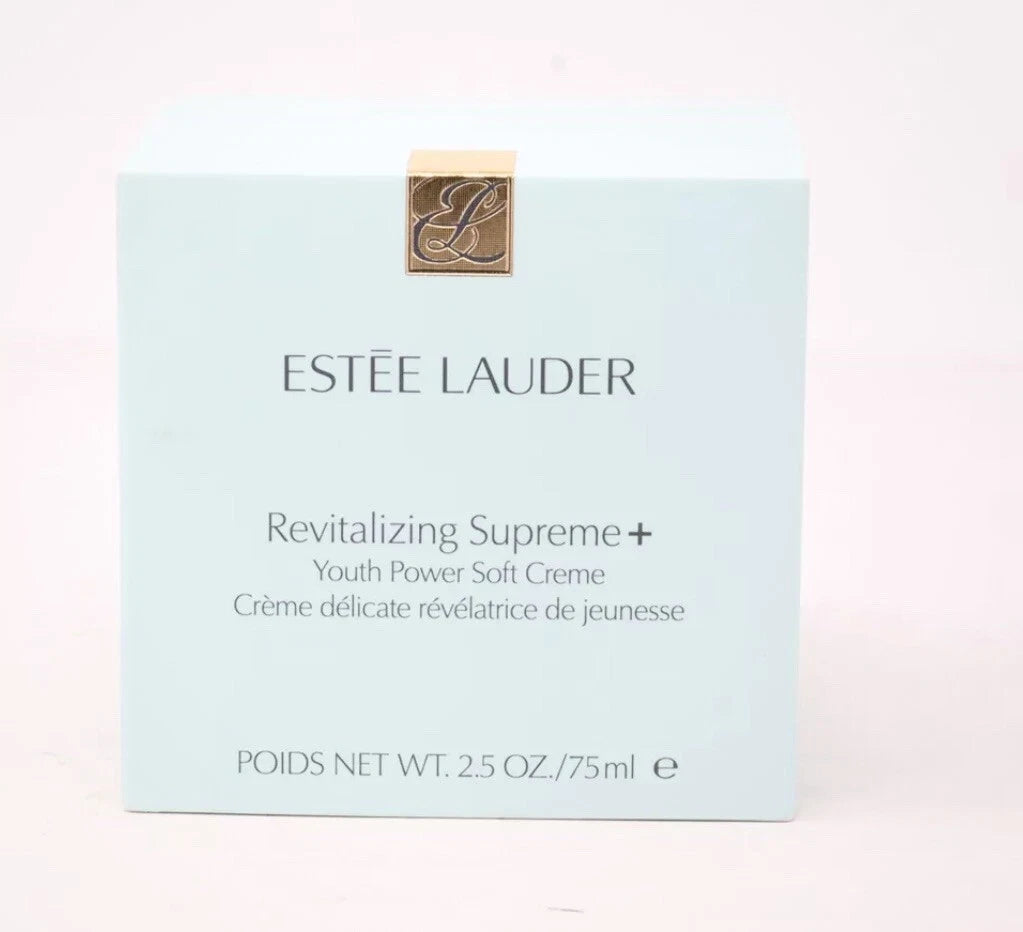 NIB Estee Lauder Revitalizing Supreme + Youth Power Soft Creme 2.5 Oz Full Size Fit And Glow