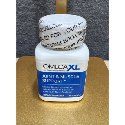 Omega XL 60 Soft Gels Great Health Works Joint Pain Relief Exp 2/2028