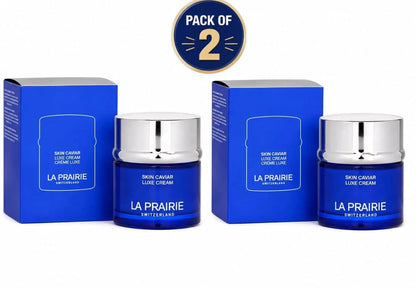 2 Pack La Prairie Skin Caviar Luxe Cream, 1.7 oz,50 ml /Shipp USA