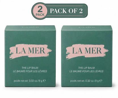 PACK OF 2 La Mer The Lip Balm 0.32 oz 9g Fast Delivery New With Box Fit And Glow