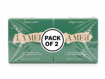 La Mer Crème de la Mer – The Moisturizing Cream 3.4 oz / 100 ml – Pack of 2