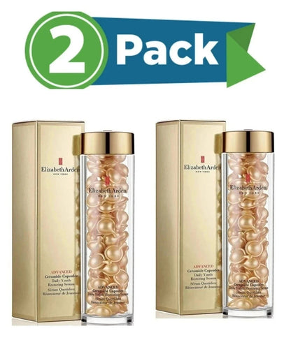 2 Pack Elizabeth Arden Advanced Ceramide Daily Youth Restoring Serum 90 Capsule
