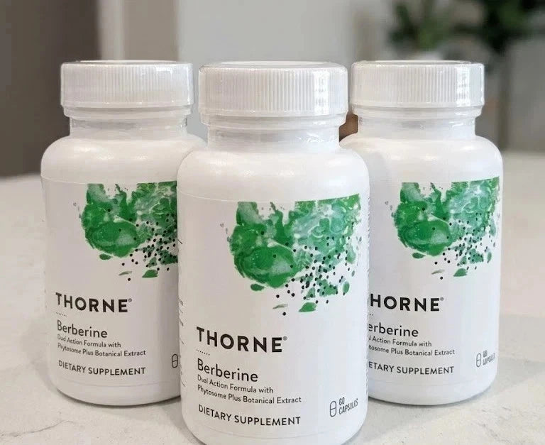 Thorne, Berberine, 1,000 mg per serving, 60 Capsules - Free Shipping - Pack of 3 Fit And Glow