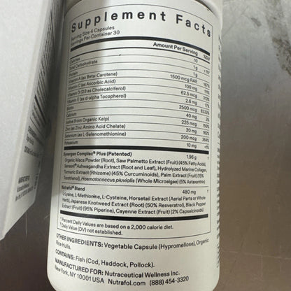 NUTRAFOL "Women's Balance" Hair Growth Supplements (120 Pills)