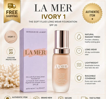 La Mer The Soft Fluid Long Wear Foundation 1oz SPF 20 SEALED