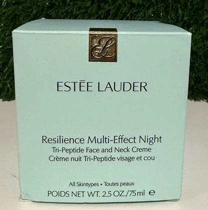 Estee Lauder Resilience Multi-Effect Night Tri-Peptide Face and Neck Cream 2.5oz FitAndGlow