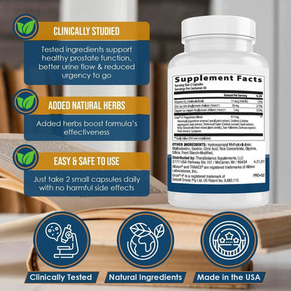 Advanced Men's Prostate Support by Ideal Prostate Plus with Saw Palmetto, Lycope Fit And Glow