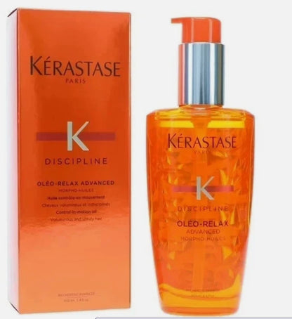 Kerastase Discipline Oleo-Relax Advanced Hair Smoothing Oil 3.4oz / 100ml Fit And Glow