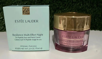 2PC Estee Lauder Resilience Multi-Effect Night Tri-Peptide Face&Neck Cream 2.5oz Fit And Glow