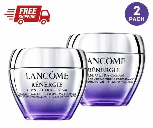 2 Pack Lancome Renergie HPN Ultra Cream 50ml/1.69oz New USA Free Shipping