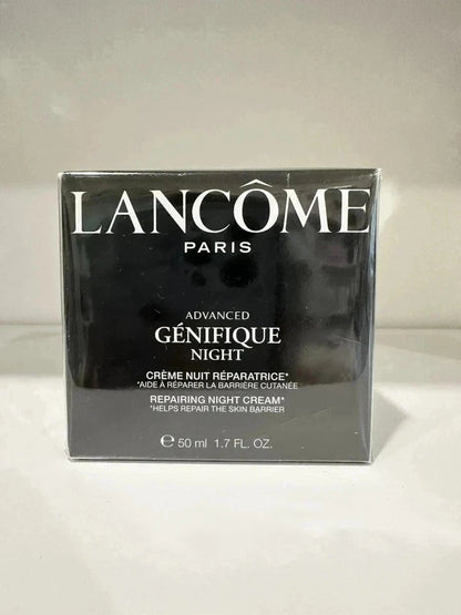Lancome Advanced Genifique Repairing Night Cream - 1.7 oz / 50mL NEW Sealed Fit And Glow