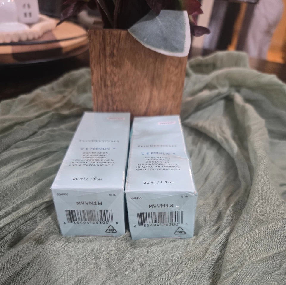 NEW SkinCeuticals C E Serum 1 fl oz Bottle Full Size Fresh lot of 2 Fit And Glow
