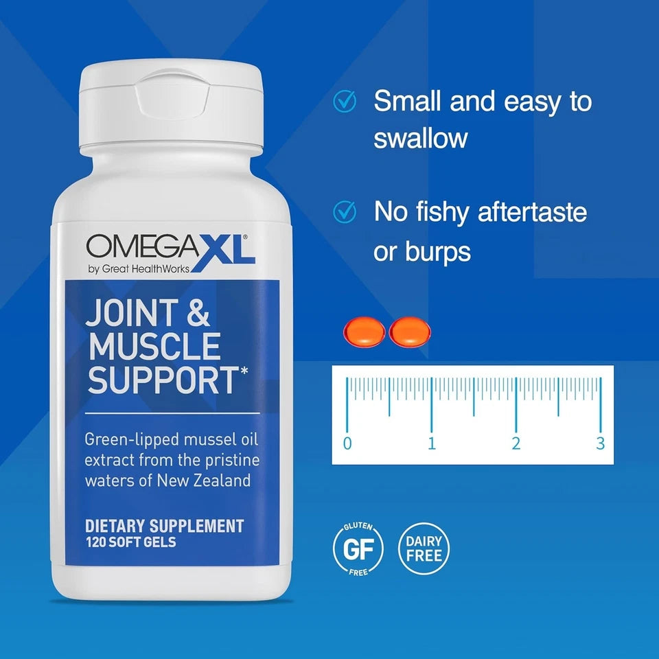 Pack of 2 Omega-XL 300 Count Softgels Joint Pain Relief – Potent Small Softgels